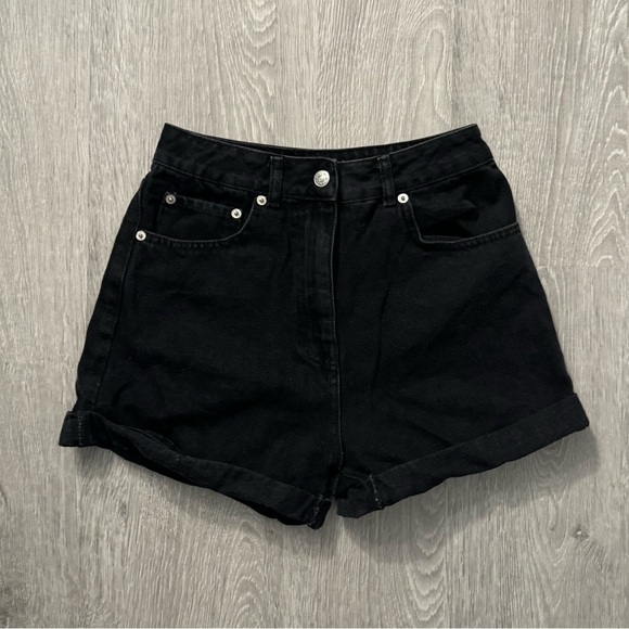 NA-KD black Jean shorts - Picture 4 of 6